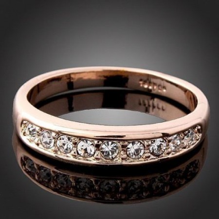 Fashion Jewelry High Quality White Cz Lover Wedding Ring